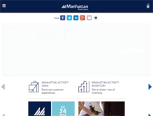 Tablet Screenshot of manh.com